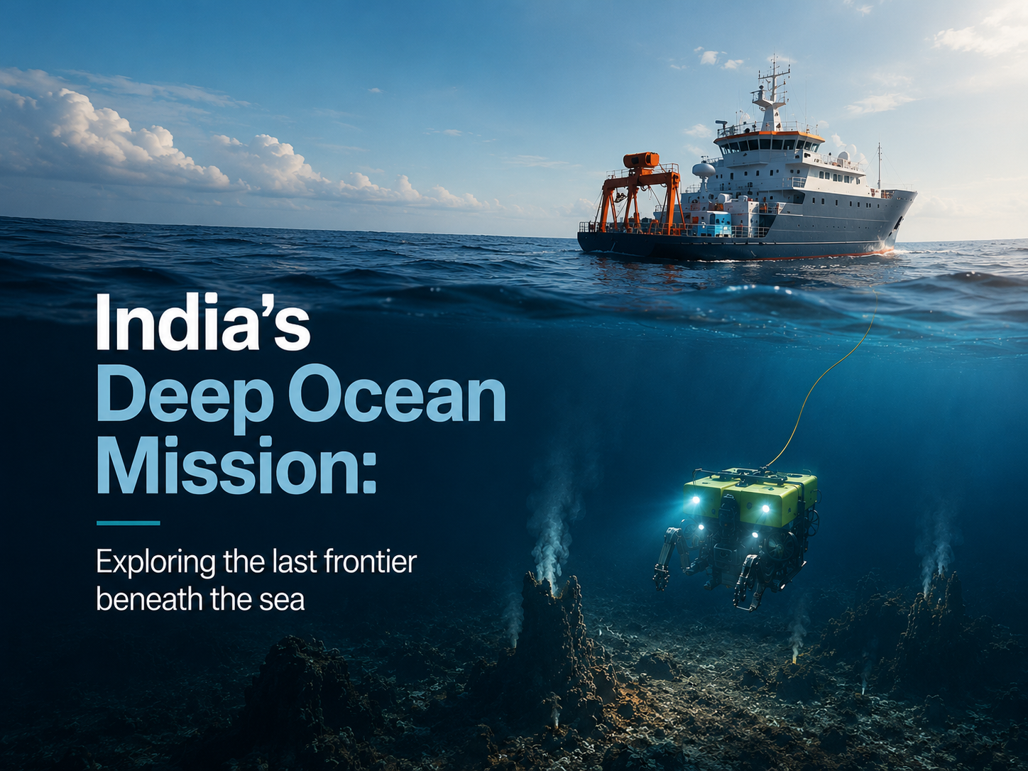 India's Deep Ocean Mission: Exploring the last frontier beneath the sea